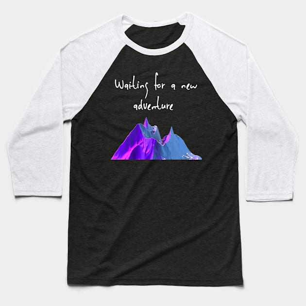 Waiting for an adventure Baseball T-Shirt by Cleopsys